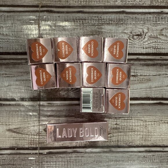 Too Faced Lady Bold Em-Power Pigment Lipstick 04 Come Back Queen 4g - Picture 2 of 2